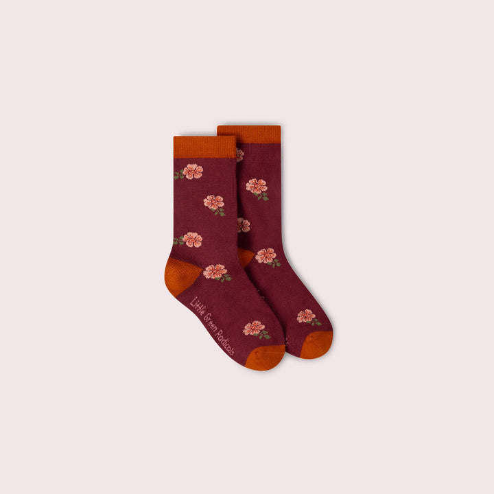 Berry Petals Ankle Socks 3 Pack Multi / 6-8y