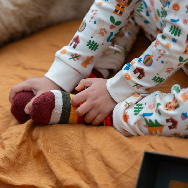 Folk Tales Ankle Socks 3 Pack Multi / 6-8y