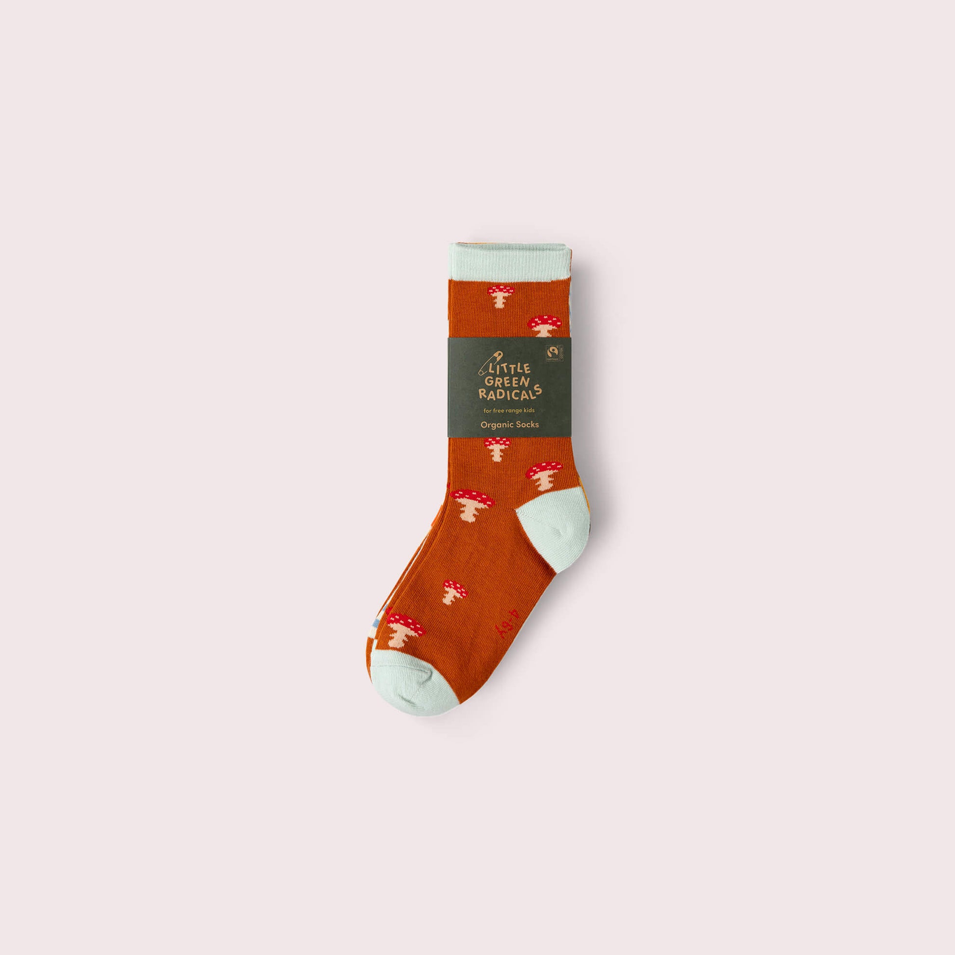 Mushrooms Ankle Socks 5 Pack Multi / 6-8y