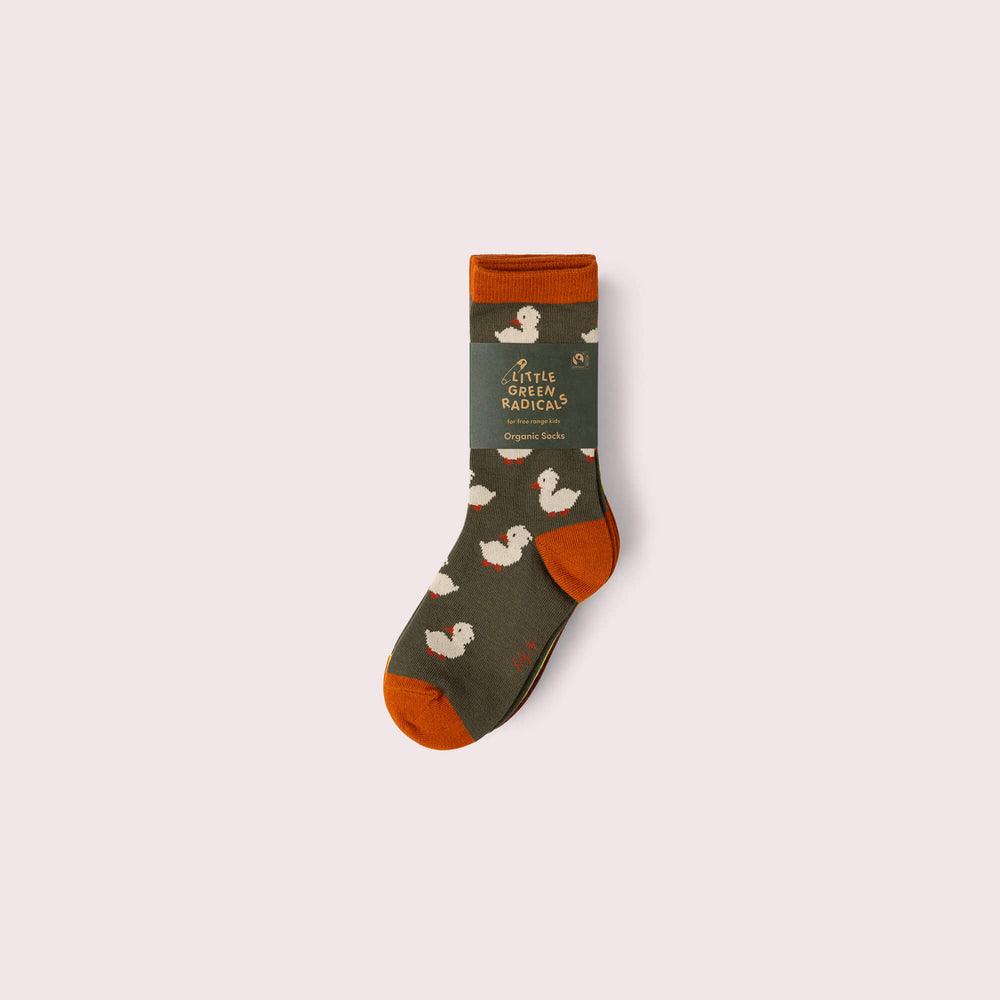 Olive Ducks Ankle Socks 5 Pack Multi / 6-8y