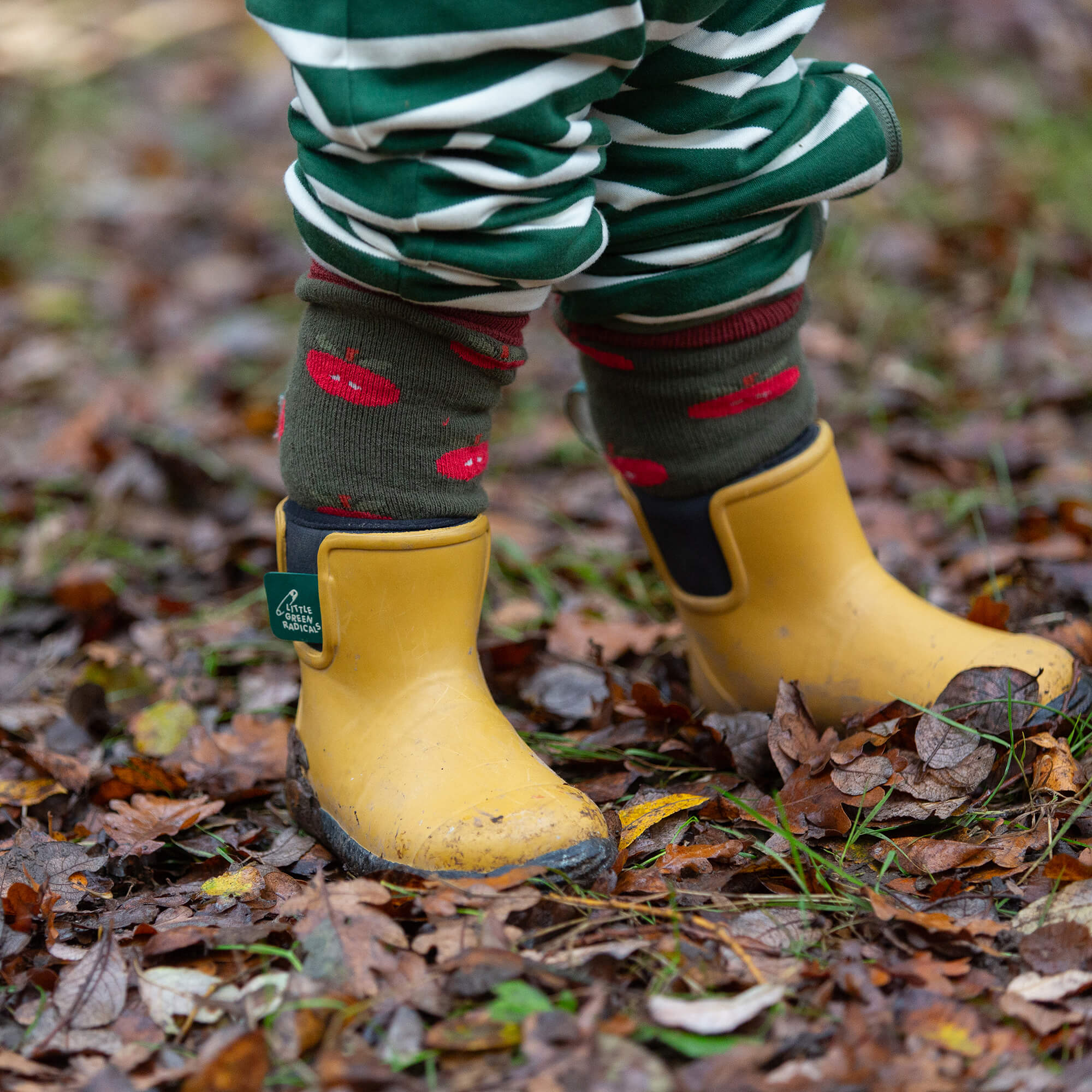 Red Apple Terry Boot Socks 2 Pack Multi / 6-8y