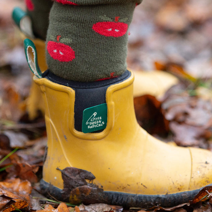 Red Apple Terry Boot Socks 2 Pack Multi / 6-8y