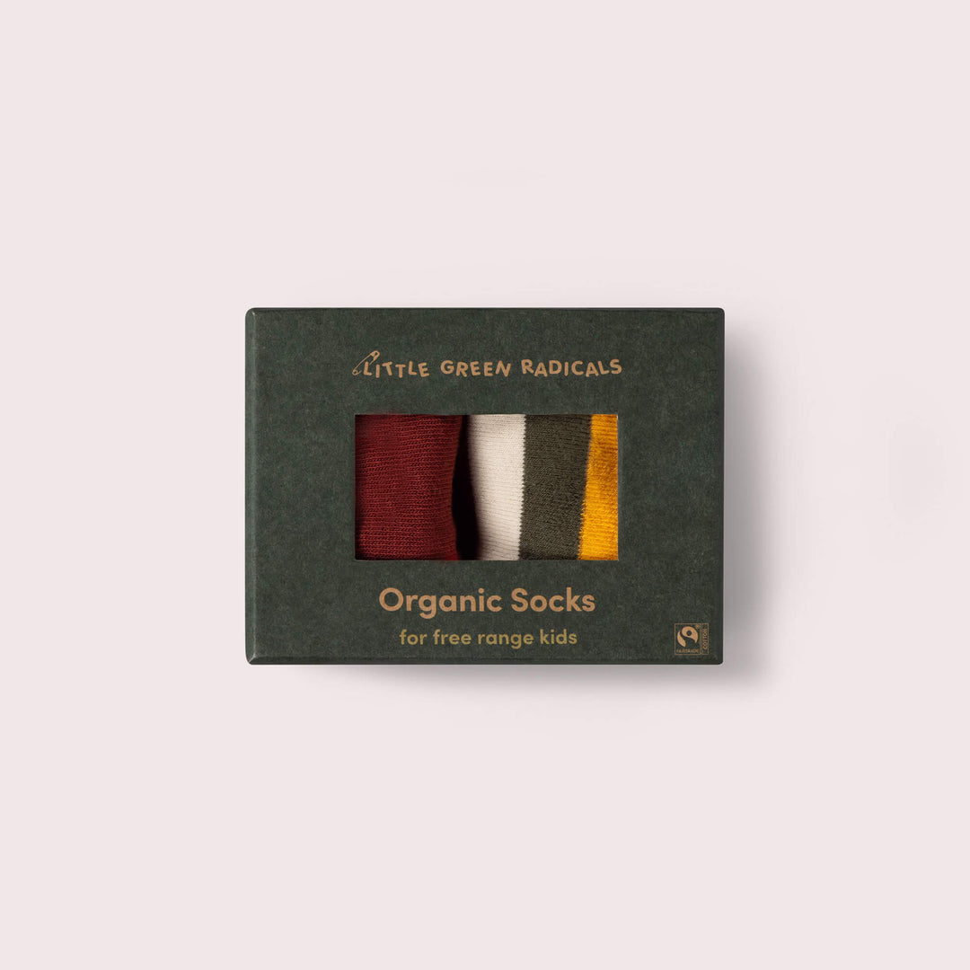 Hazel Rainbow Terry Boot Socks 2 Pack Multi / 6-8y