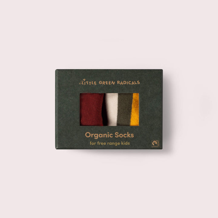 Hazel Rainbow Terry Boot Socks 2 Pack Multi / 6-8y