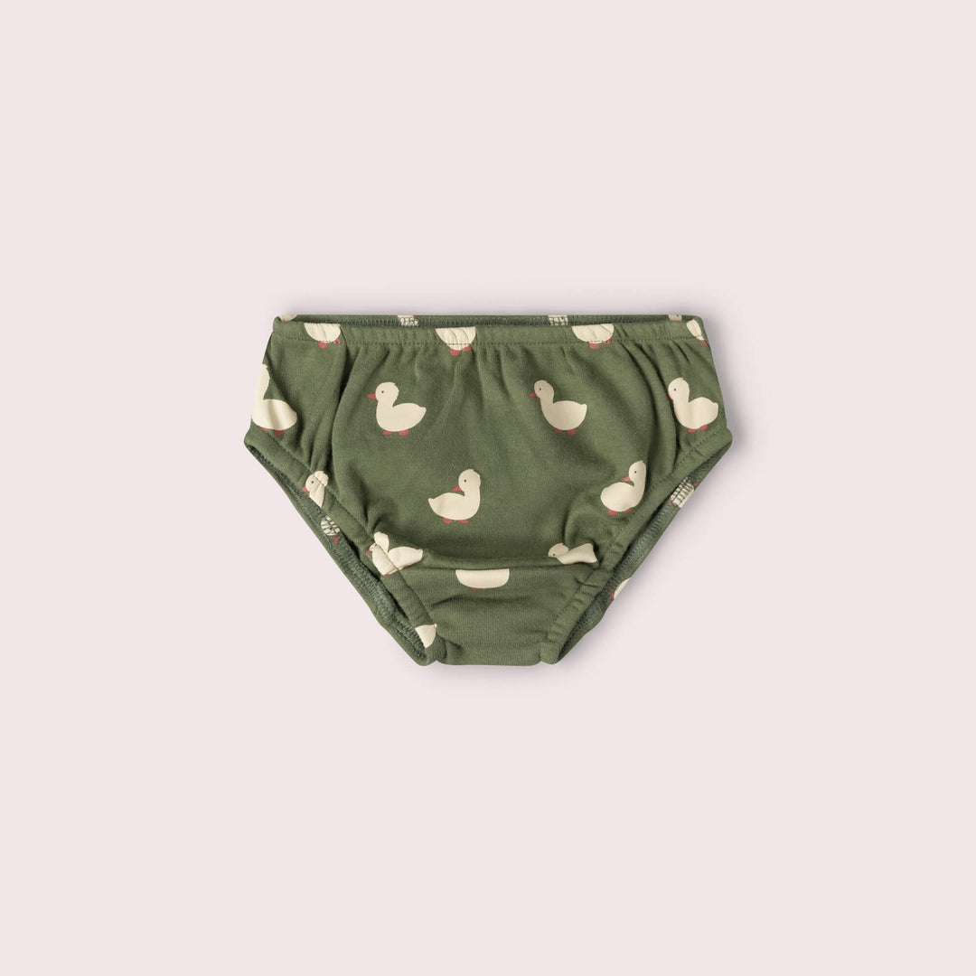 Olive Ducks Organic Underwear 3 Pack Multi / 7-8y