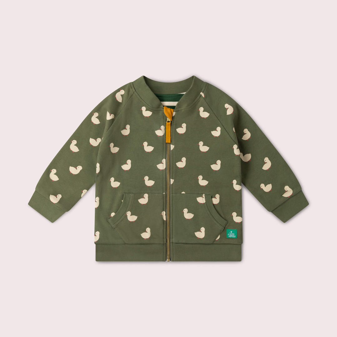 Olive Ducks Reversible Easy Rider Jacket Green / 7-8y
