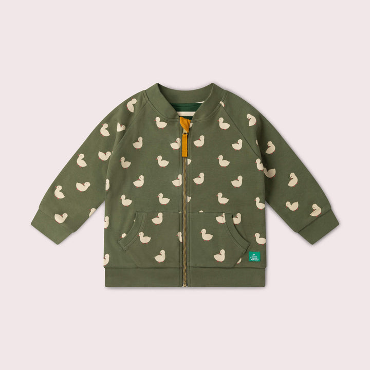 Olive Ducks Reversible Easy Rider Jacket Green / 7-8y