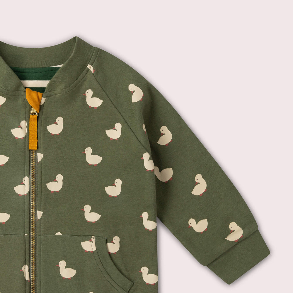 Olive Ducks Reversible Easy Rider Jacket Green / 7-8y