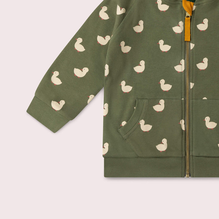 Olive Ducks Reversible Easy Rider Jacket Green / 7-8y