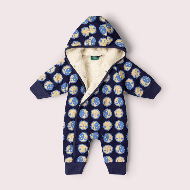 Sun Folk Sherpa Lined Snowsuit Blue / 3-4y