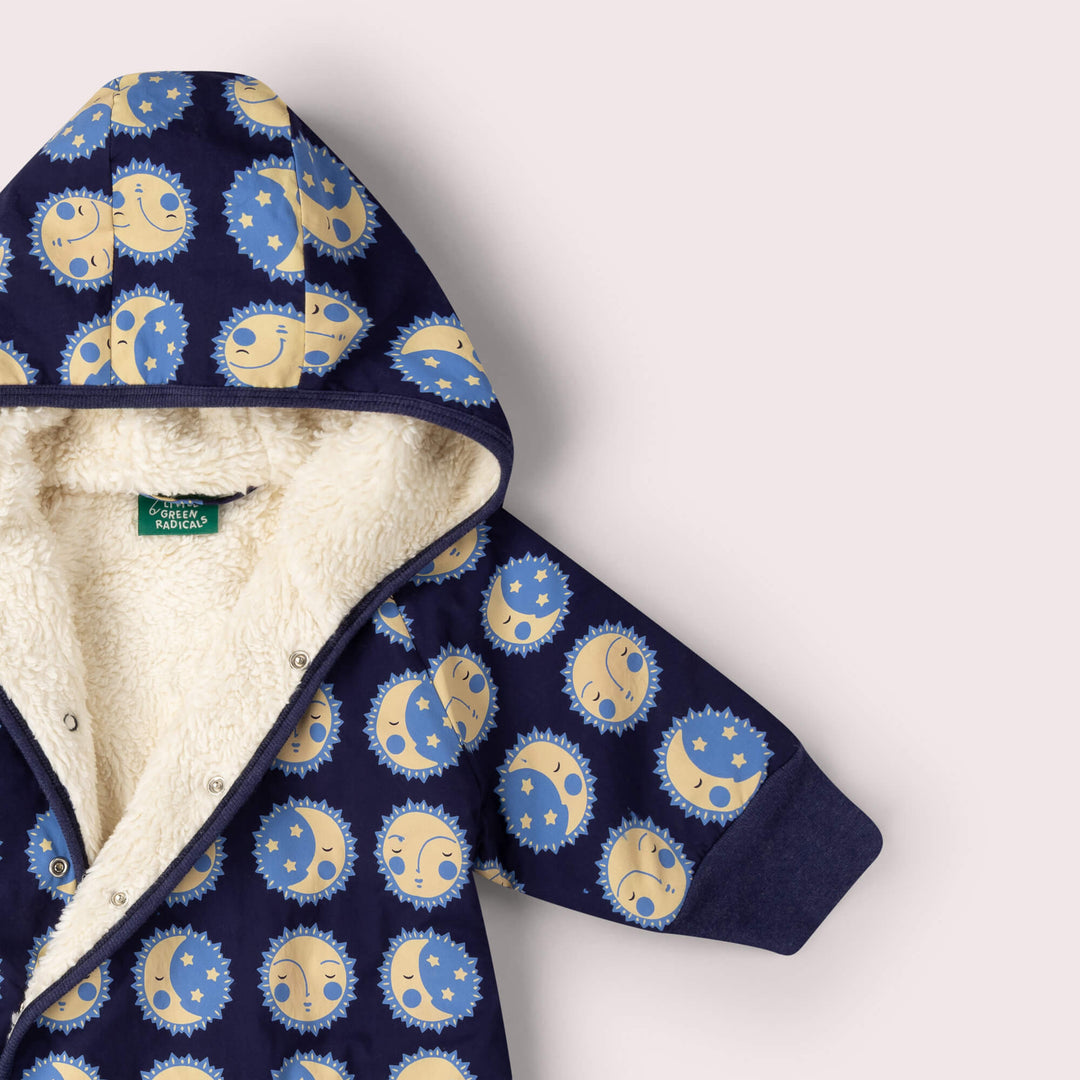 Sun Folk Sherpa Lined Snowsuit Blue / 3-4y