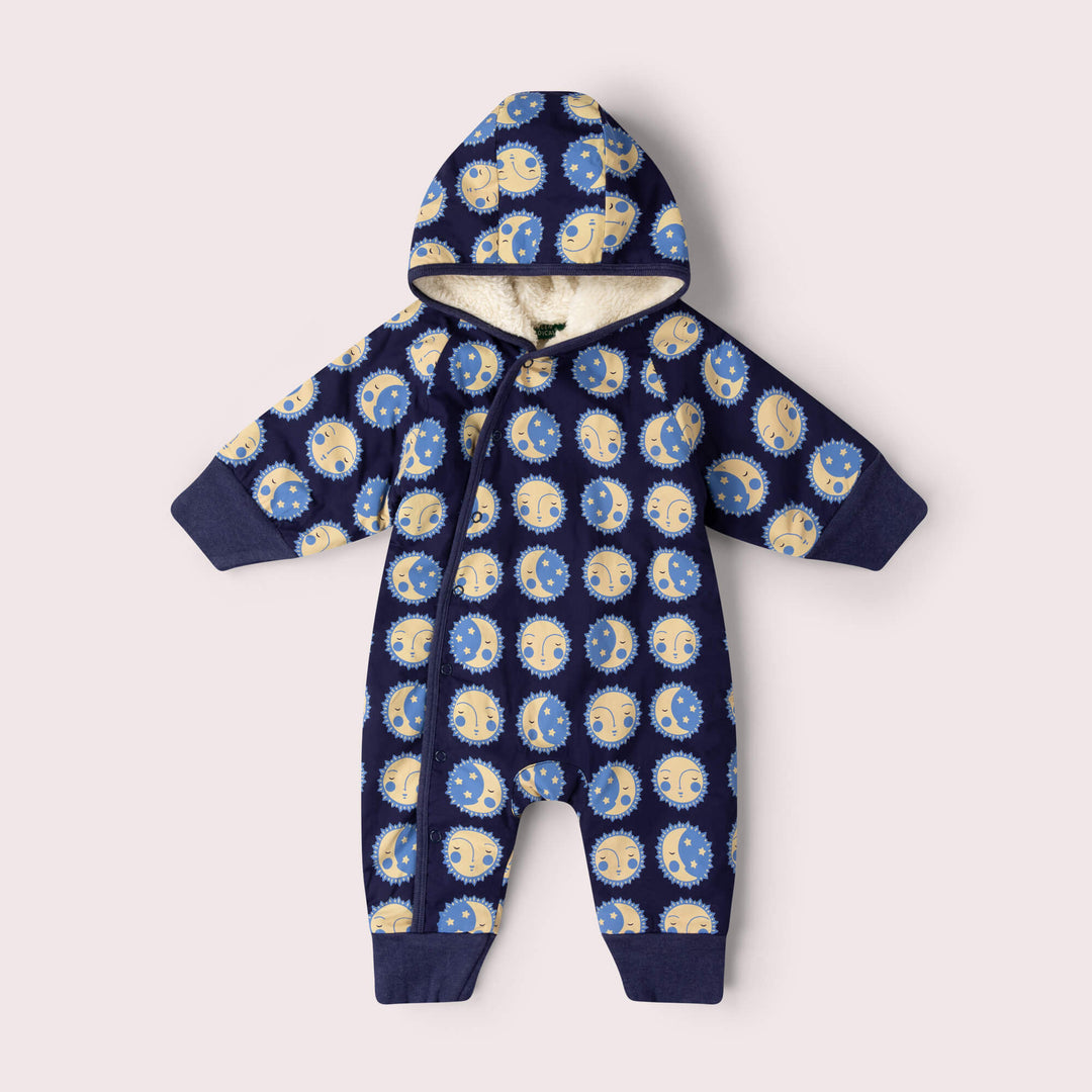 Sun Folk Sherpa Lined Snowsuit Blue / 3-4y