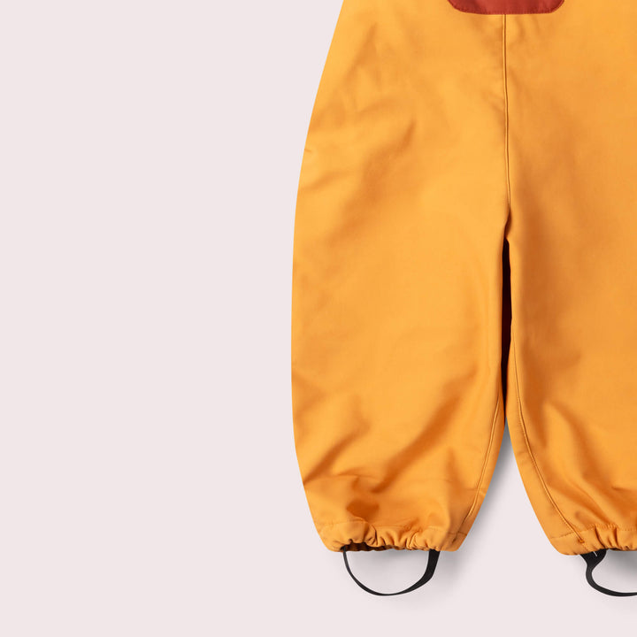 Gold Recycled Lined Waterproof Dungarees Gold / 5-6y