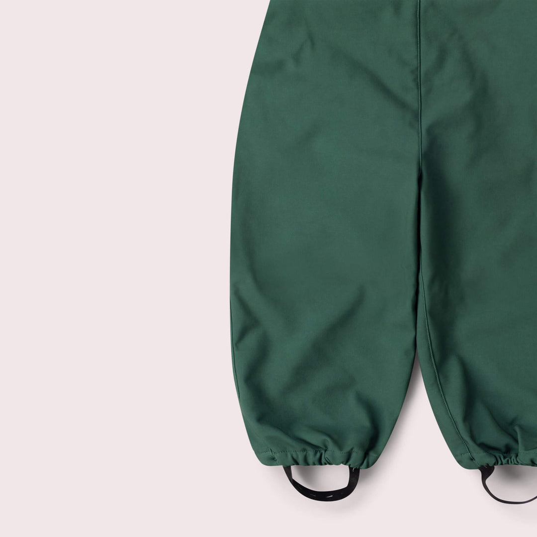 Olive Recycled Lined Waterproof Dungarees Green / 5-6y