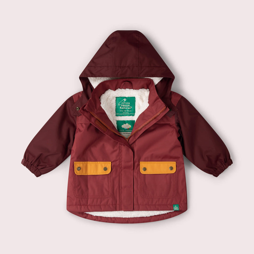 Berry Recycled Waterproof Winter Coat Purple / 8-9y