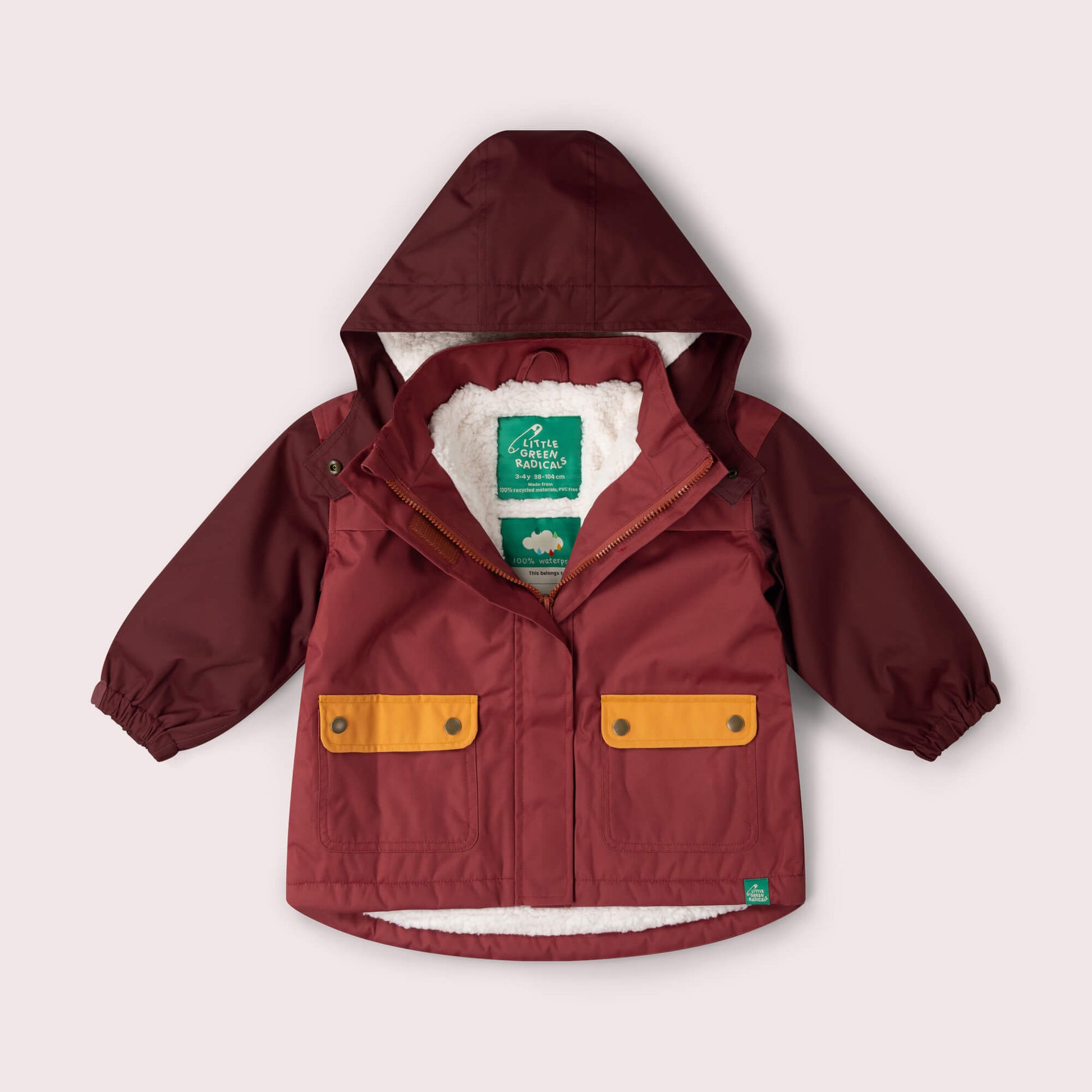 Berry Recycled Waterproof Winter Coat Purple / 8-9y