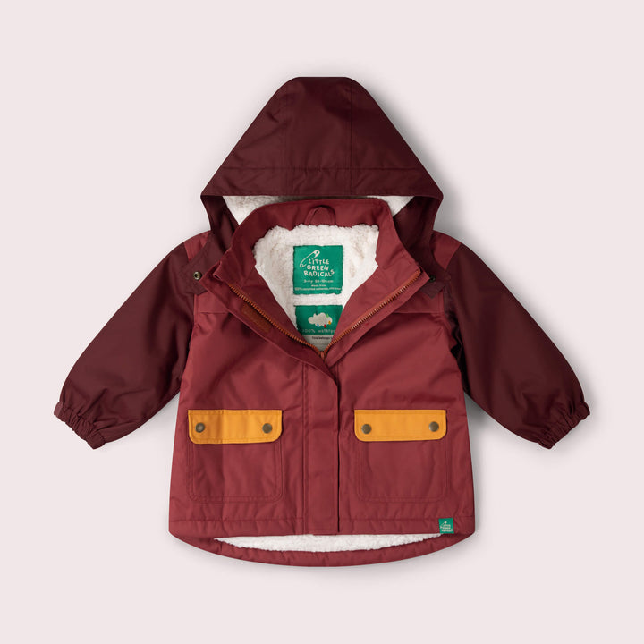 Berry Recycled Waterproof Winter Coat Purple / 8-9y