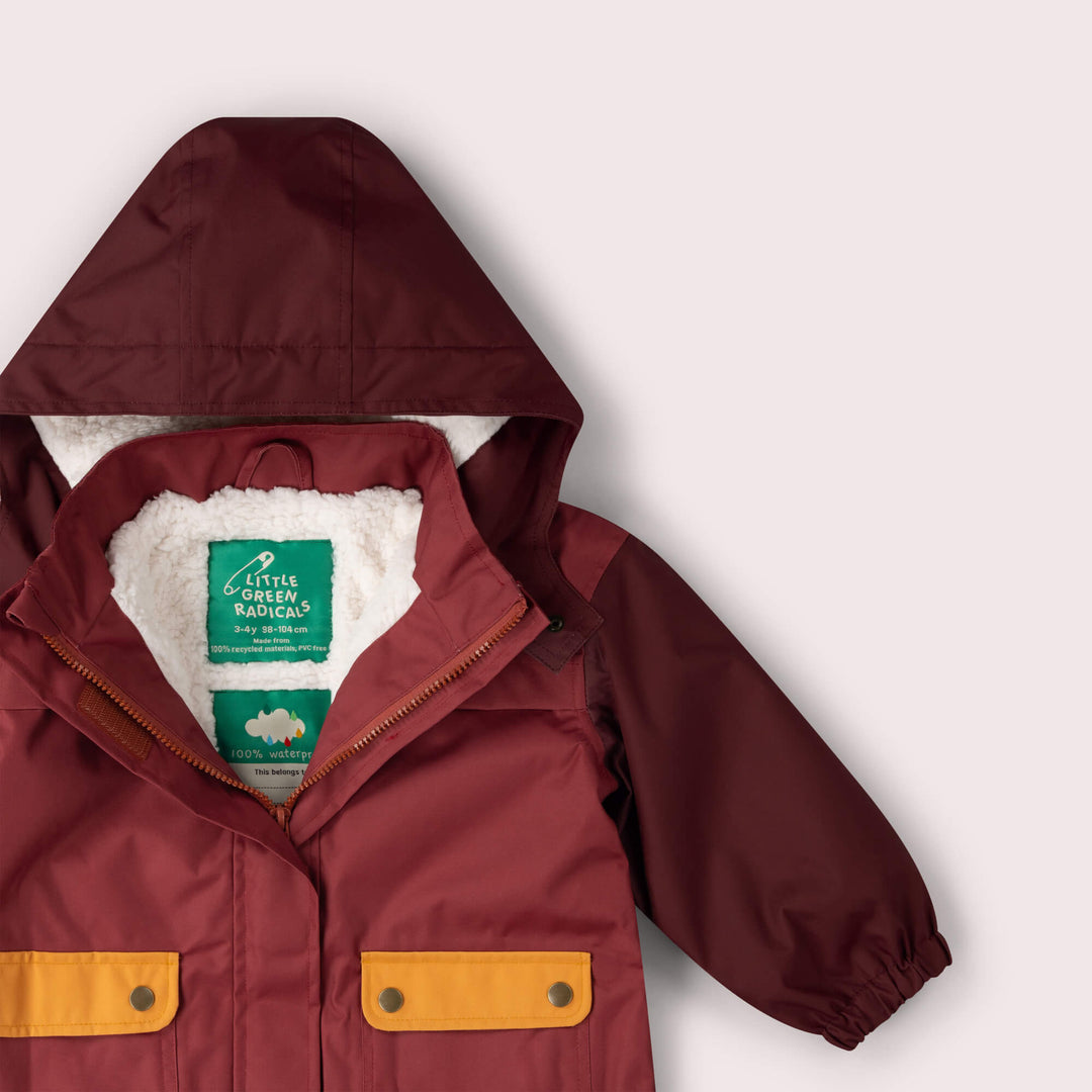 Berry Recycled Waterproof Winter Coat Purple / 8-9y