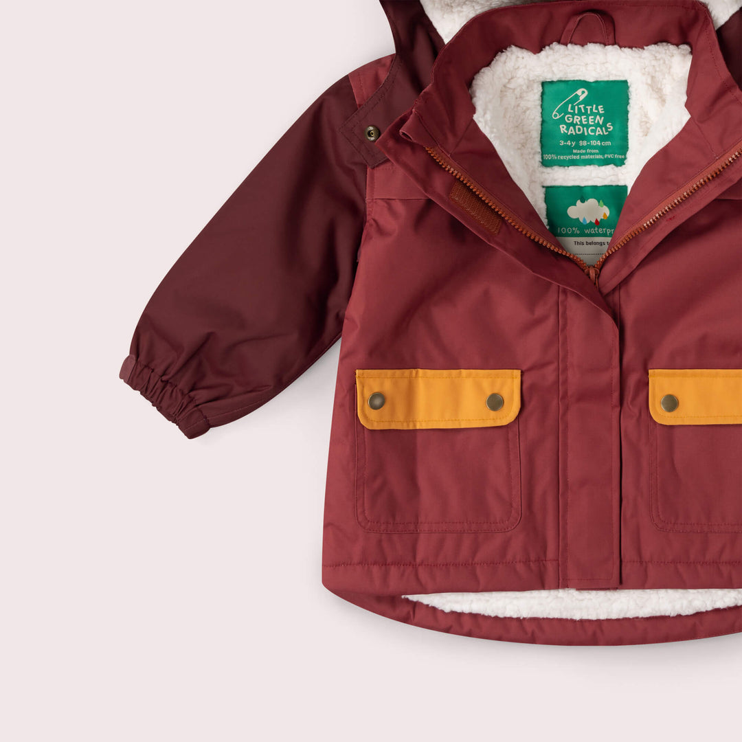 Berry Recycled Waterproof Winter Coat Purple / 8-9y