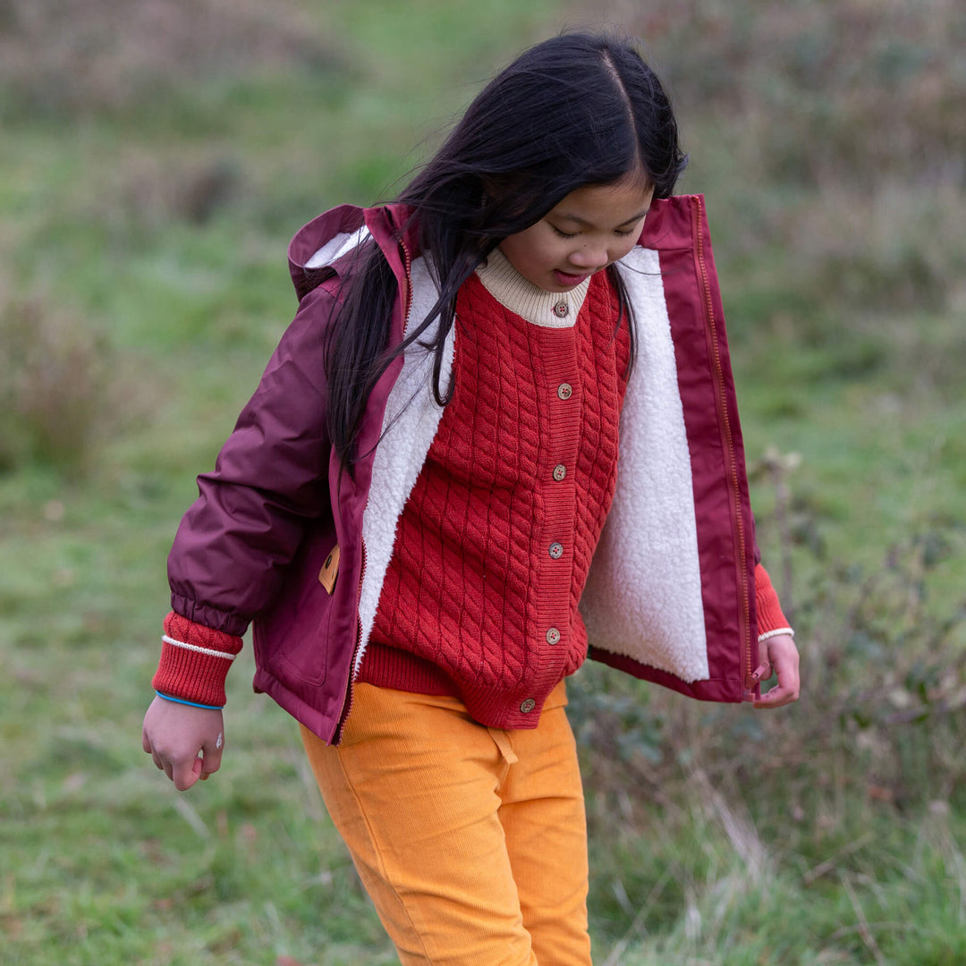 Berry Recycled Waterproof Winter Coat Purple / 8-9y