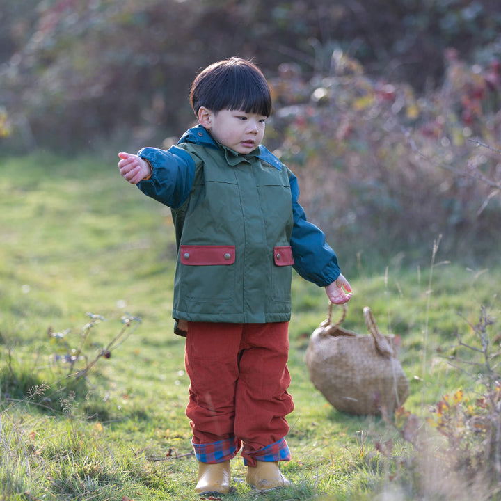 Chive Green Recycled Waterproof Winter Coat Green / 8-9y