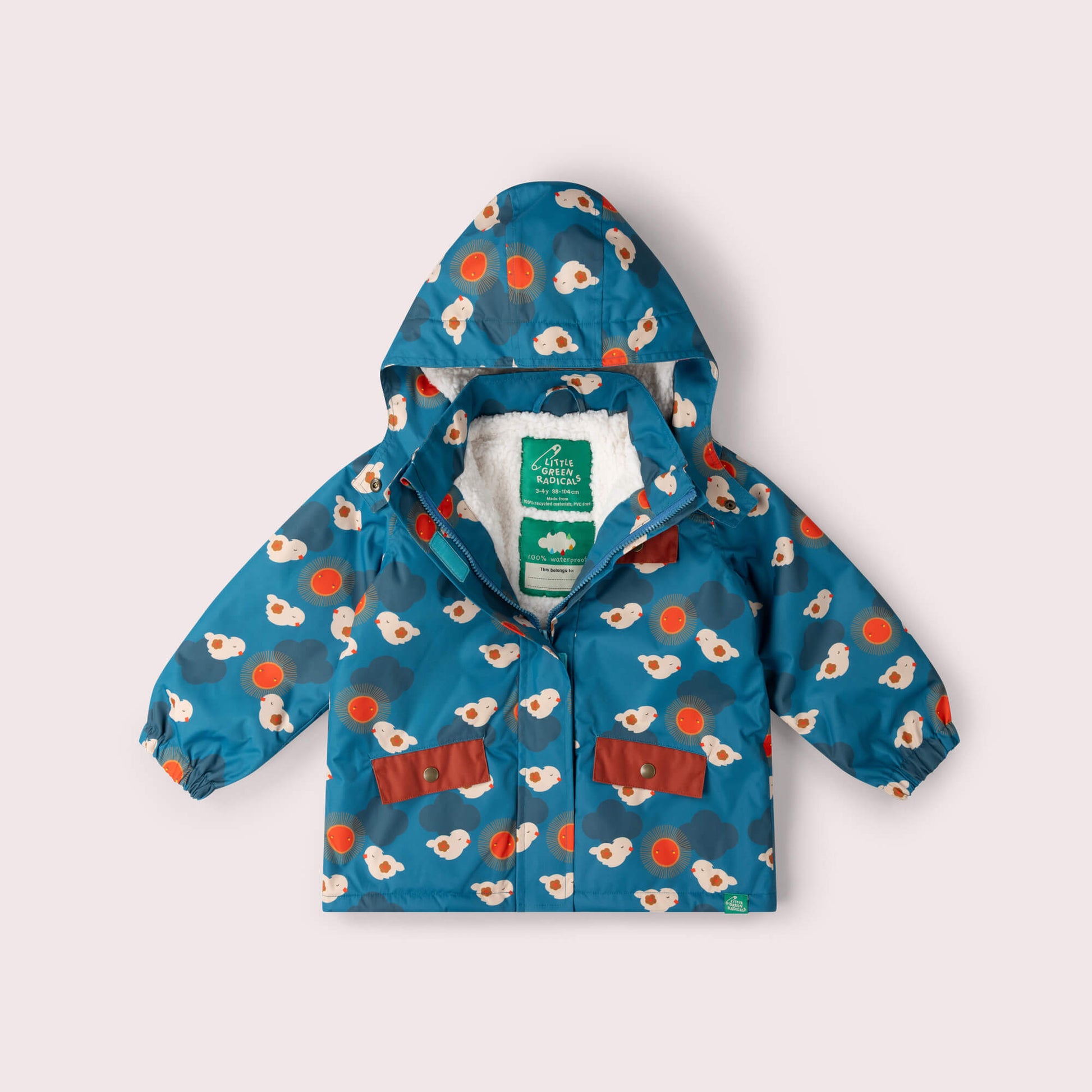 Sun Birds Recycled Waterproof Adventure Winter Coat Blue / 7-8y