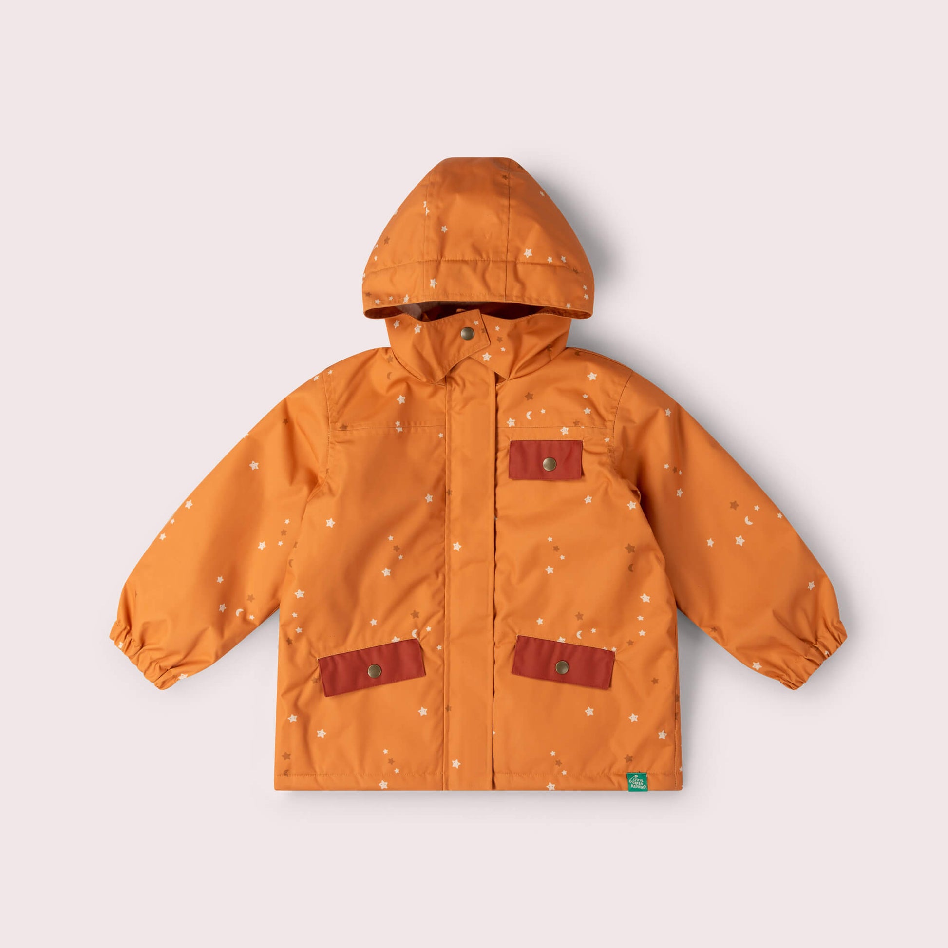 Gold Stars Recycled Waterproof Adventure Winter Coat Gold / 7-8y