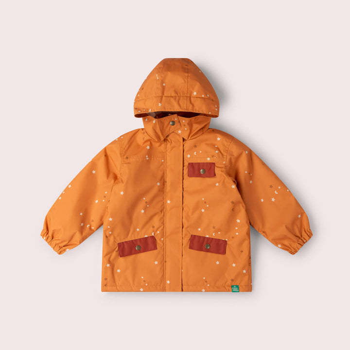 Gold Stars Recycled Waterproof Adventure Winter Coat Gold / 7-8y