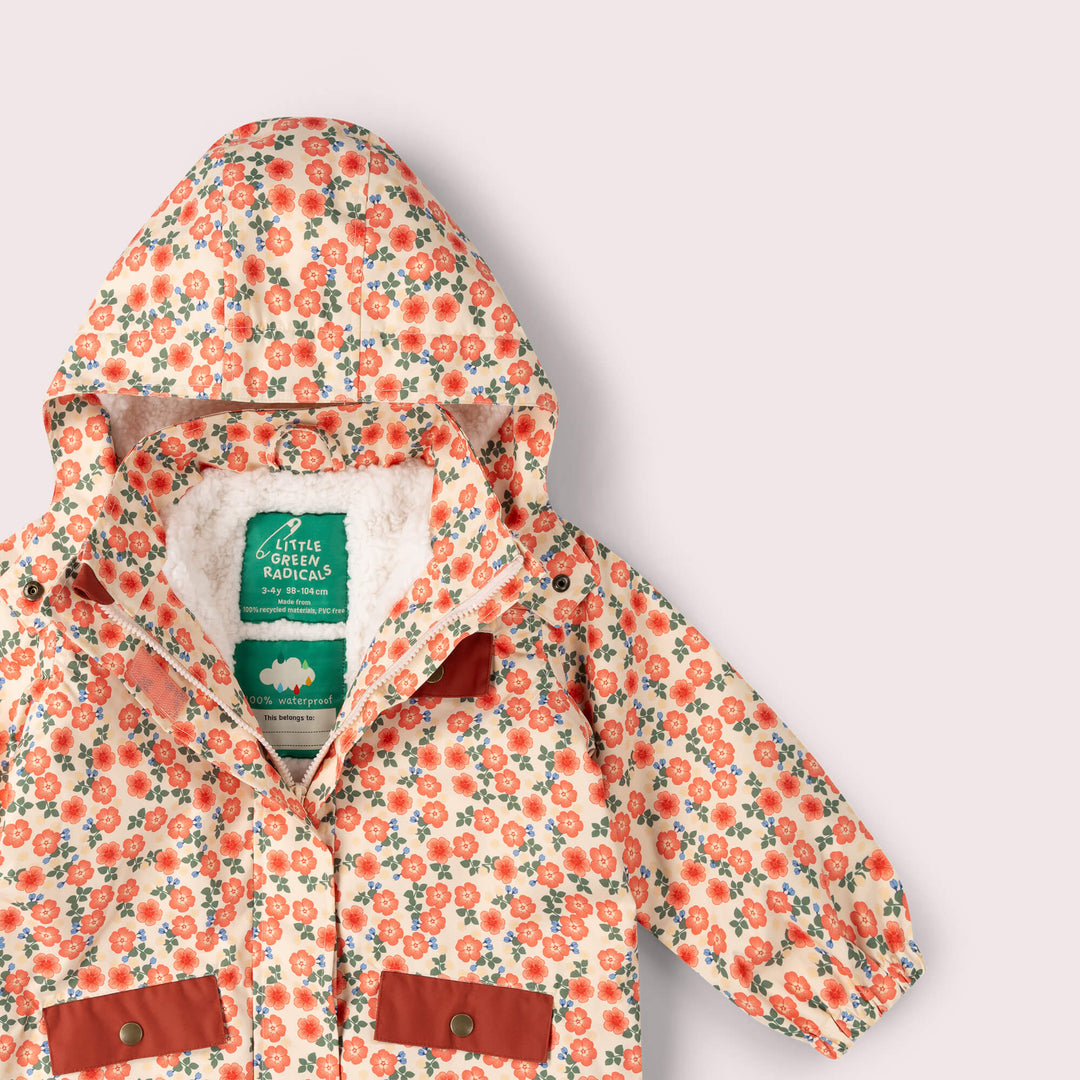 Petals Recycled Waterproof Adventure Winter Coat Multi / 7-8y