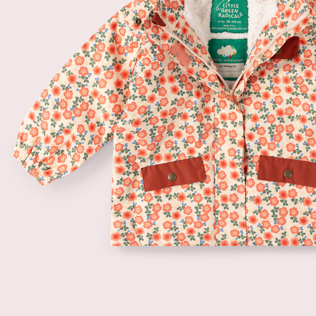 Petals Recycled Waterproof Adventure Winter Coat Multi / 7-8y