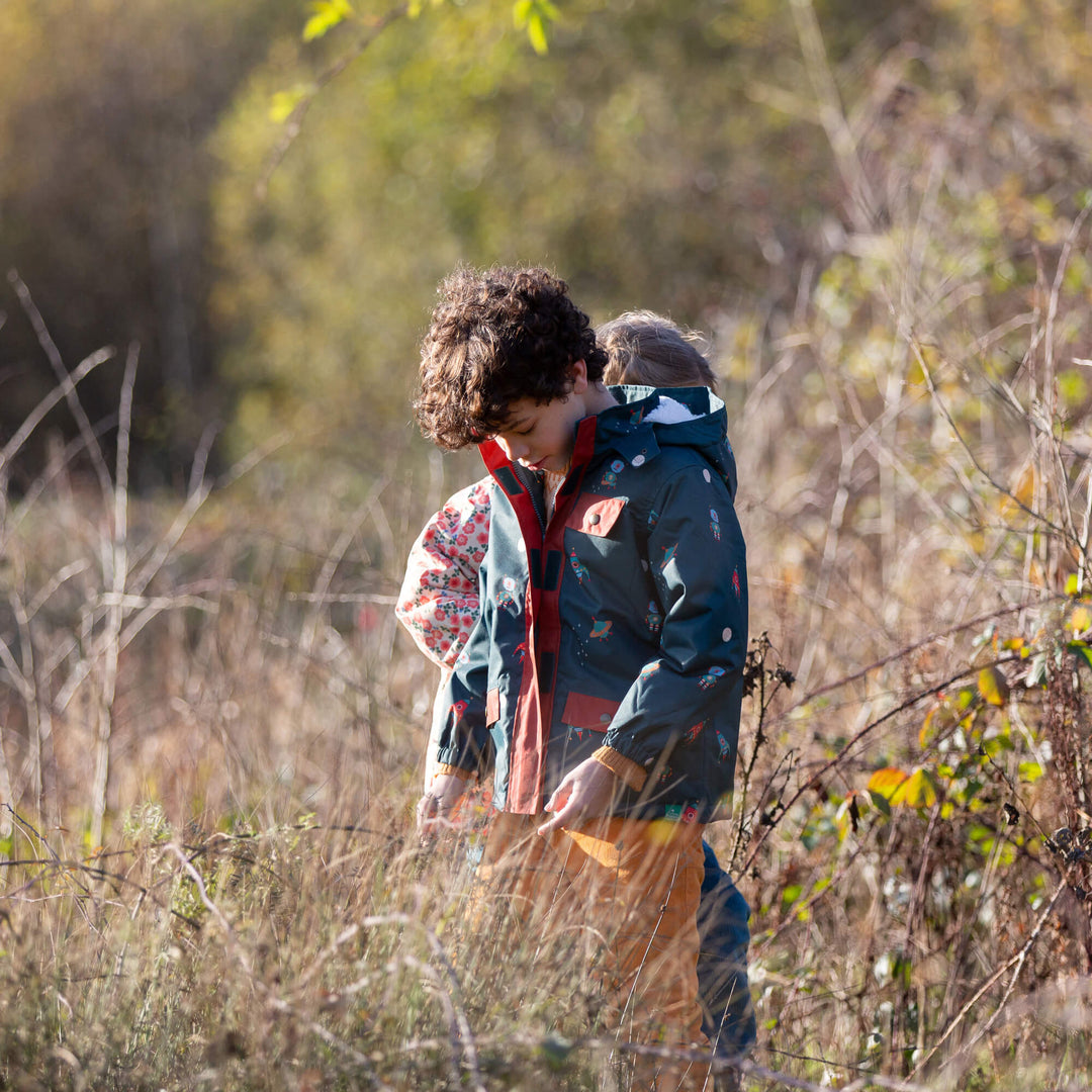 Into Space Recycled Waterproof Adventure Winter Coat Green / 7-8y