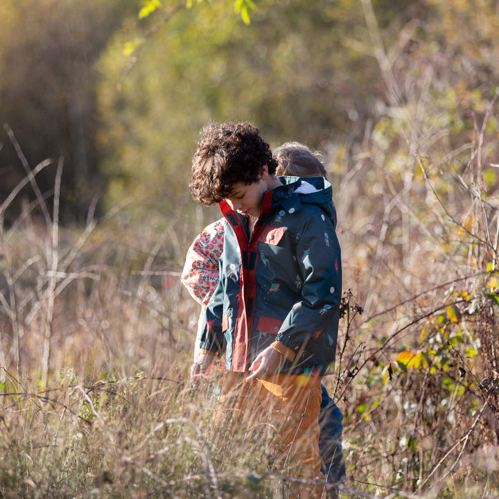 Into Space Recycled Waterproof Adventure Winter Coat Green / 7-8y