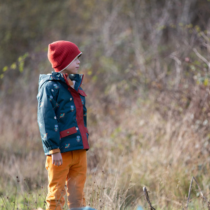 Into Space Recycled Waterproof Adventure Winter Coat Green / 7-8y