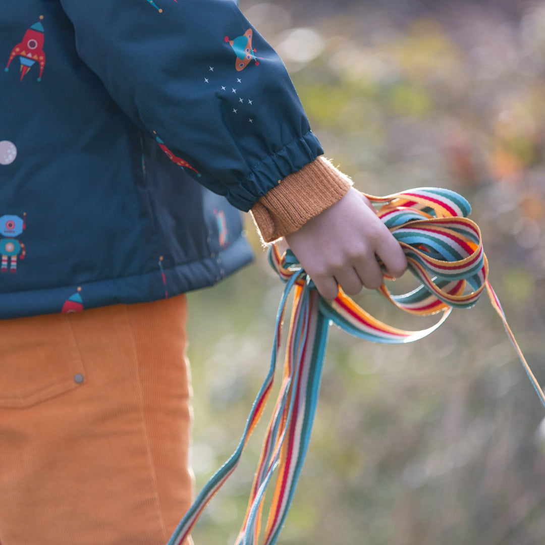 Into Space Recycled Waterproof Adventure Winter Coat Green / 7-8y