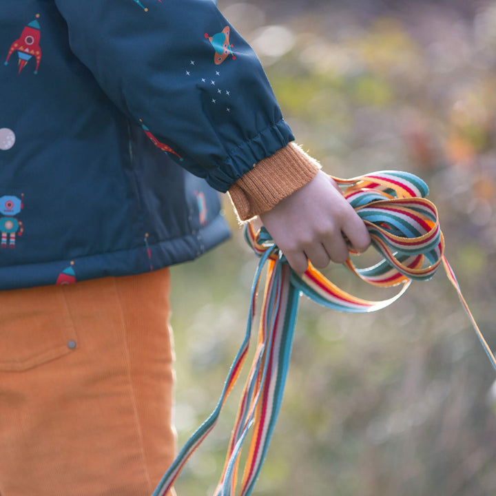 Into Space Recycled Waterproof Adventure Winter Coat Green / 7-8y