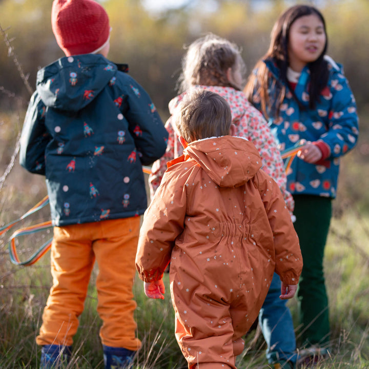 Gold Stars Recycled Waterproof Winter Suit Gold / 5-6y