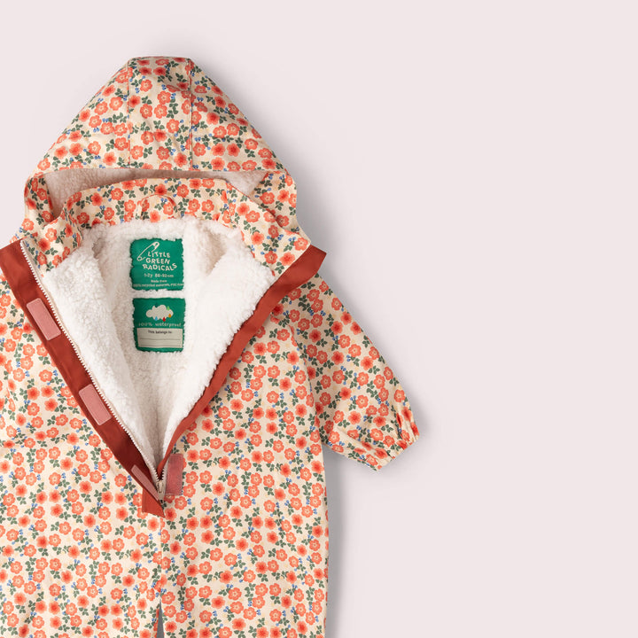 Petals Recycled Waterproof Winter Suit Multi / 5-6y