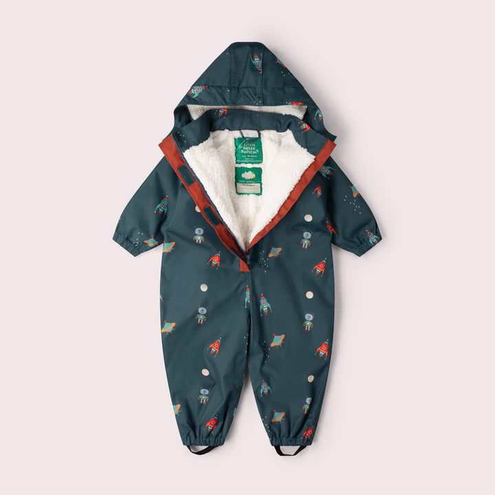 Into Space Adventure Recycled Waterproof Winter Suit Green / 5-6y