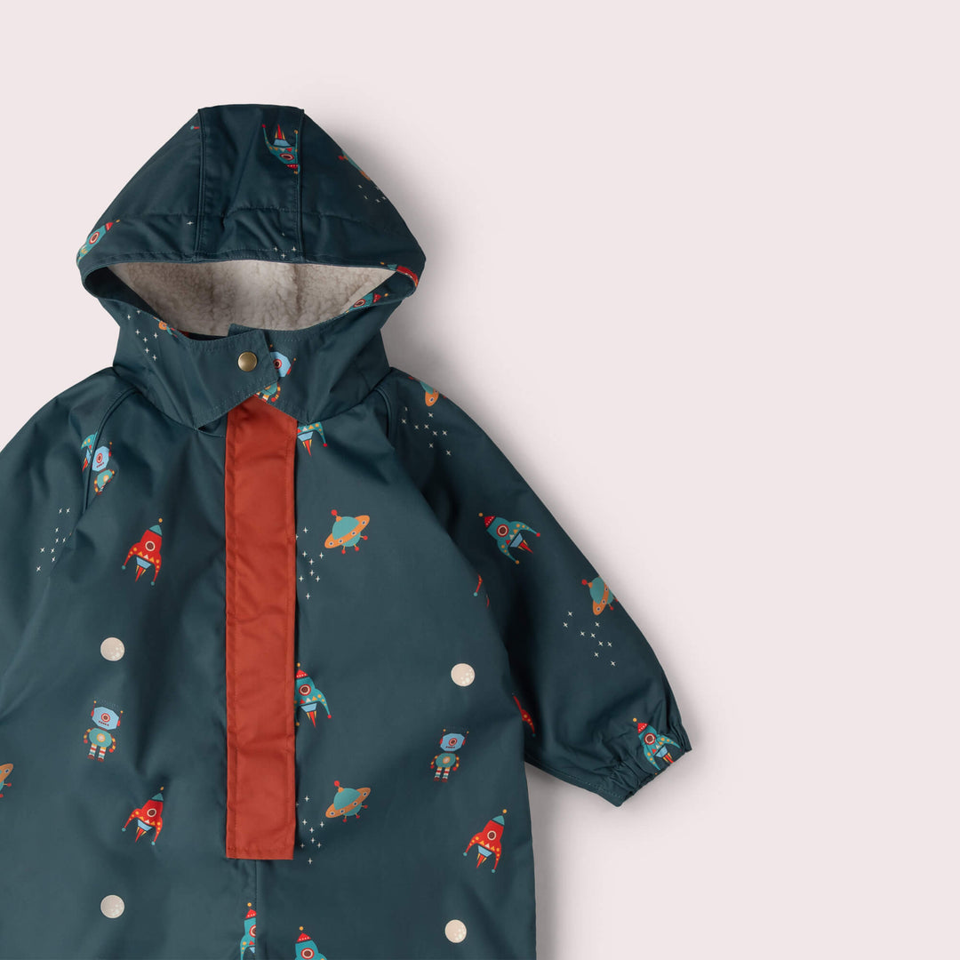 Into Space Adventure Recycled Waterproof Winter Suit Green / 5-6y