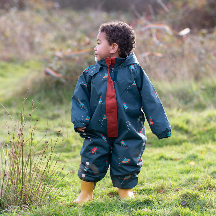 Into Space Adventure Recycled Waterproof Winter Suit Green / 5-6y