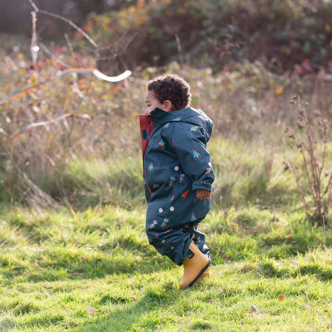 Into Space Adventure Recycled Waterproof Winter Suit Green / 5-6y