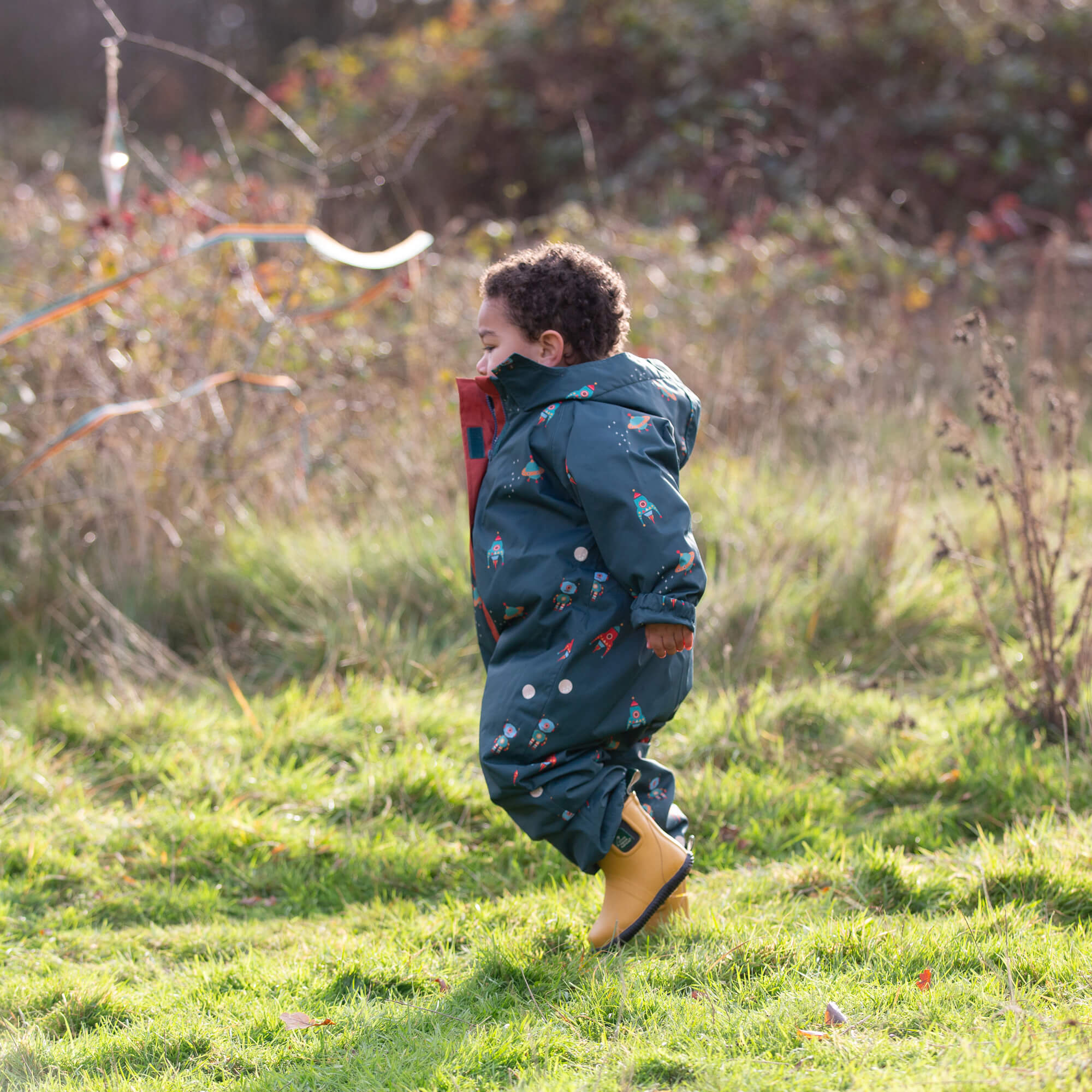 Into Space Adventure Recycled Waterproof Winter Suit Green / 5-6y