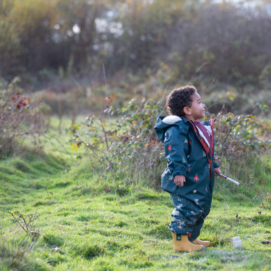 Into Space Adventure Recycled Waterproof Winter Suit Green / 5-6y