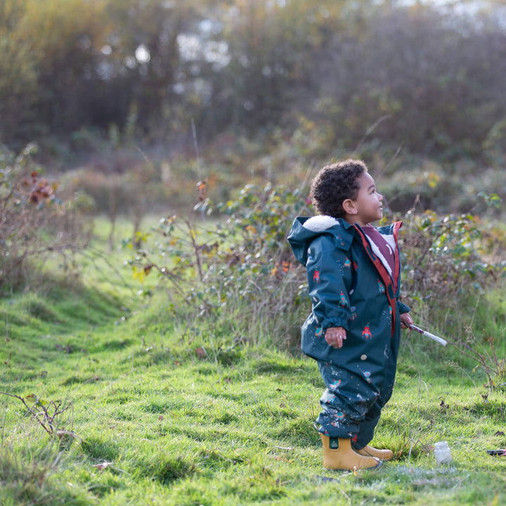 Into Space Adventure Recycled Waterproof Winter Suit Green / 5-6y
