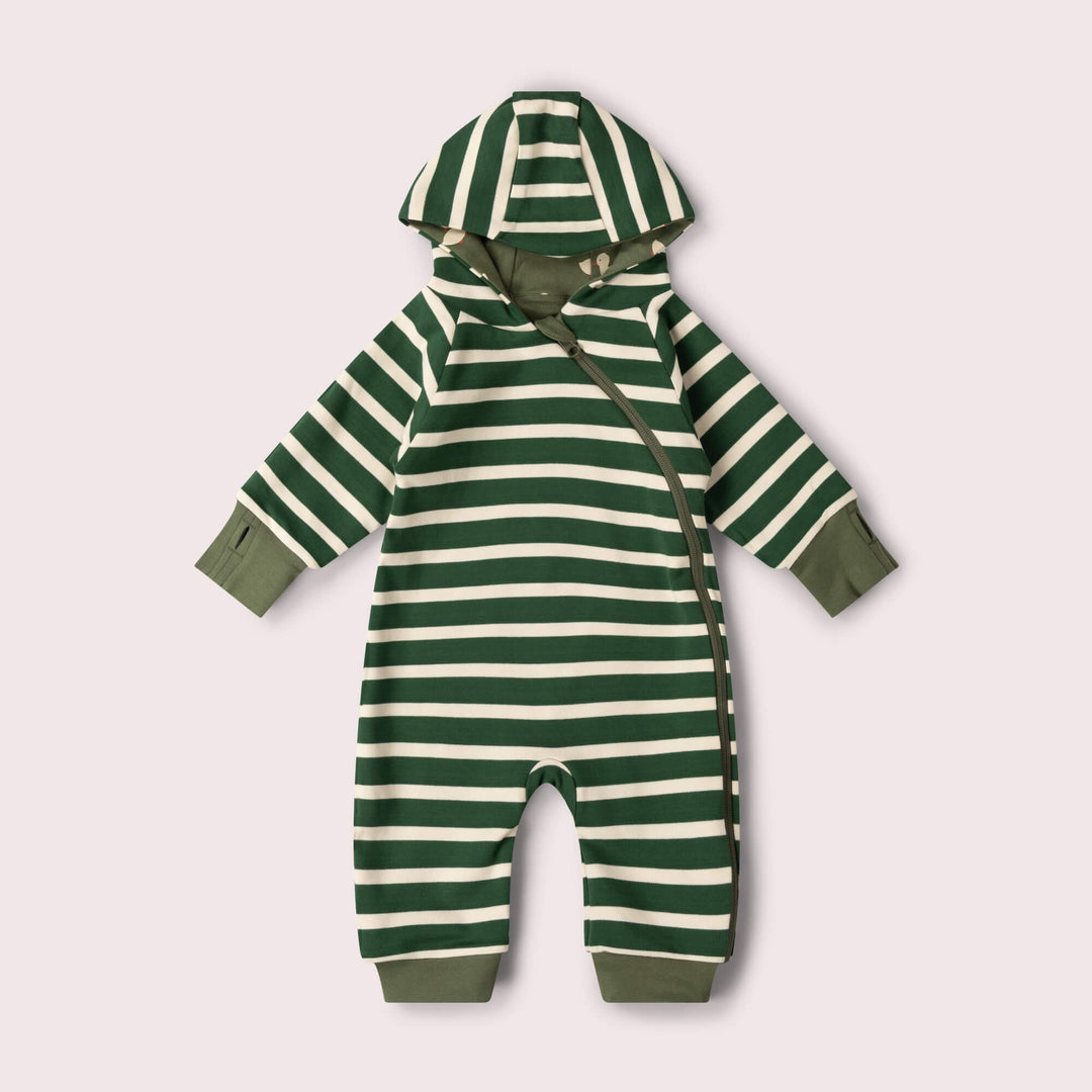 Olive Ducks Hooded Snug Suit Green / 2-3y