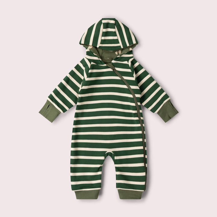 Olive Ducks Hooded Snug Suit Green / 2-3y