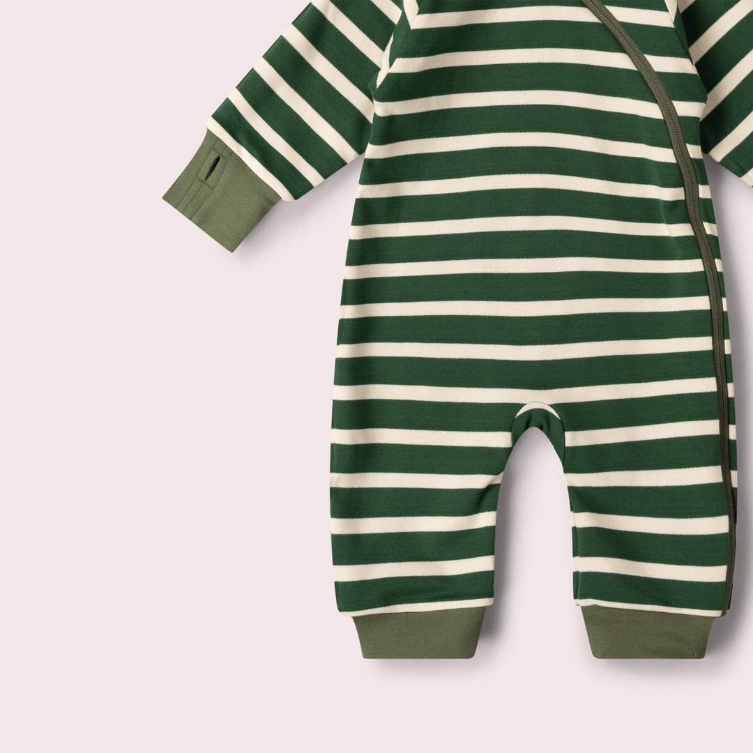 Olive Ducks Hooded Snug Suit Green / 2-3y