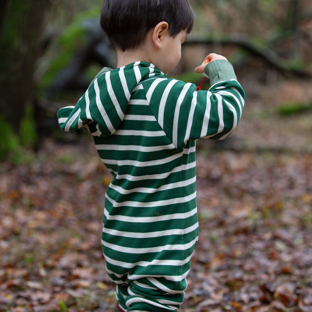 Olive Ducks Hooded Snug Suit Green / 2-3y