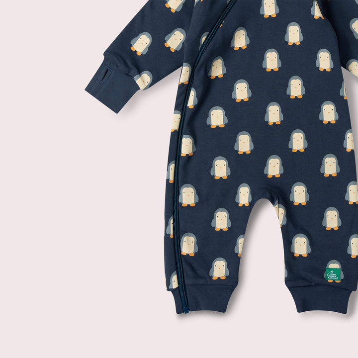 Blue Penguins Hooded Snug Suit Navy / 2-3y