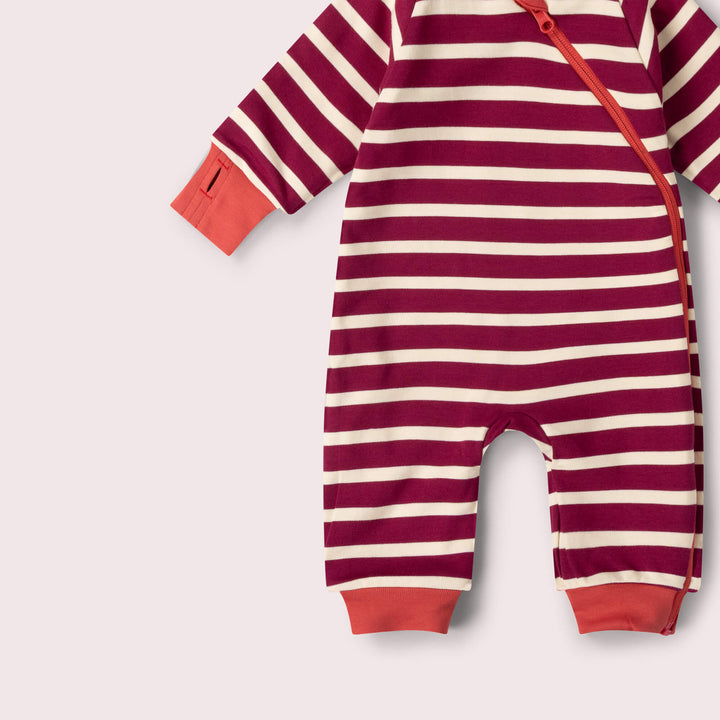 Little Unicorns Hooded Snug Suit Purple / 2-3y